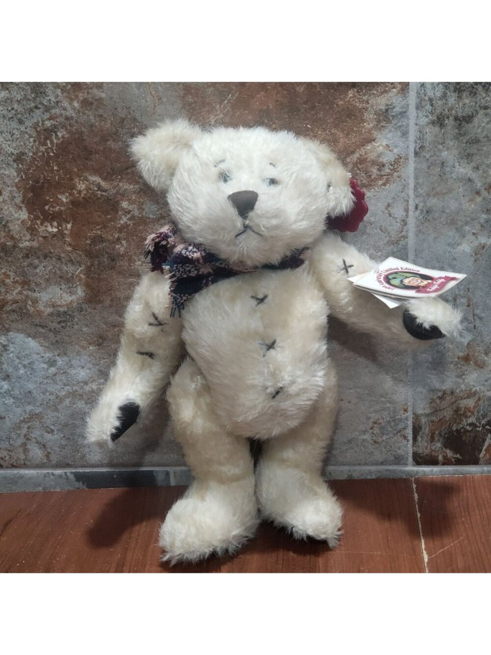 Dan Dee Collectors Choice 100th Anniversary Teddy Bear Chadwick Fumbly Plush VTG